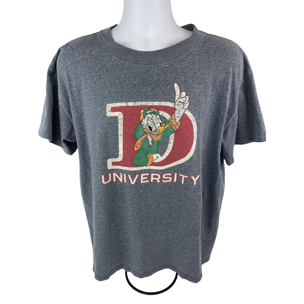 VTG‎ Disney Mickey Unltd T-Shirt Adult Med Donald Duck University Single Stitch